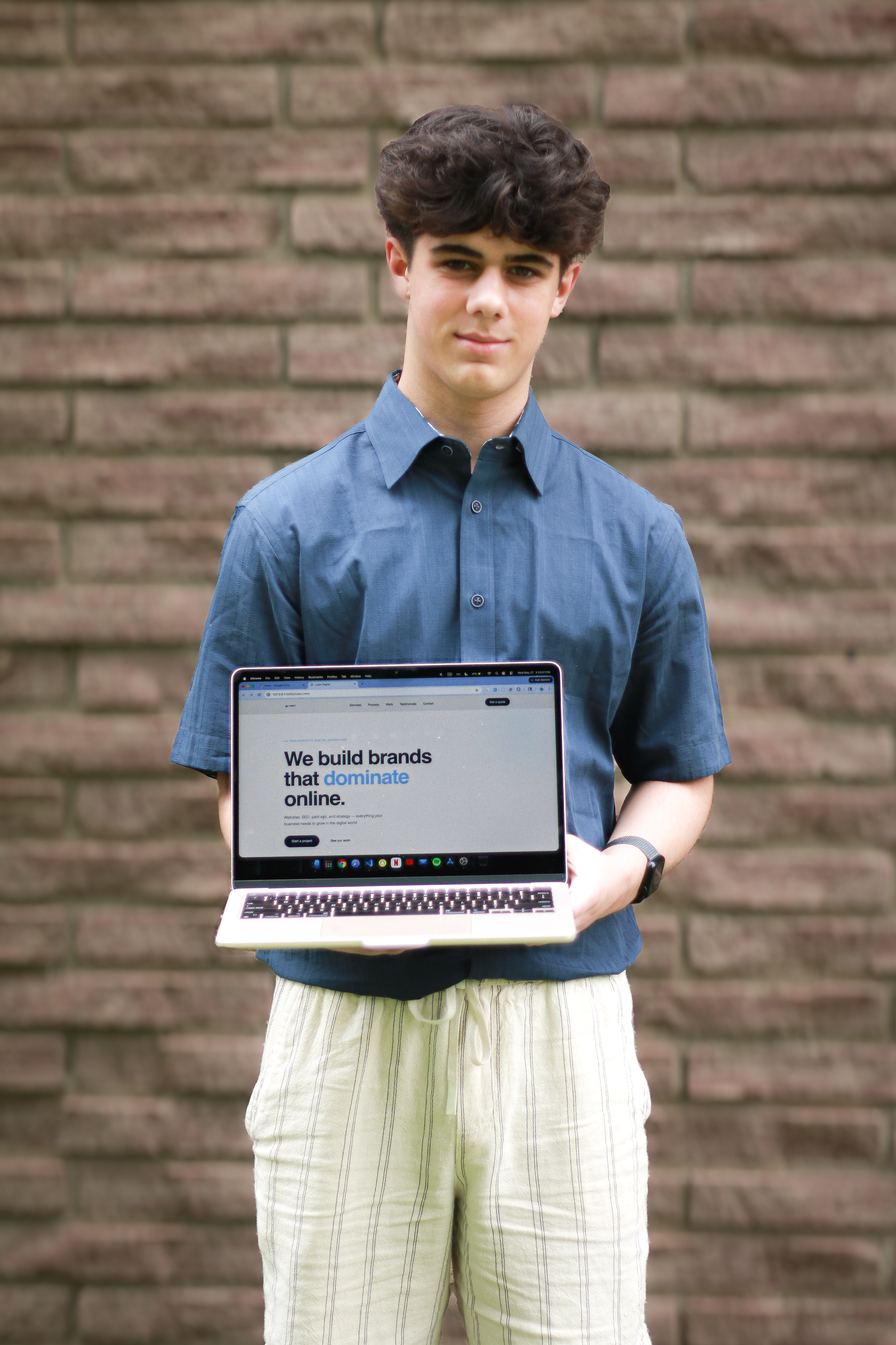 Logan Johnston, founder of Logix Digital